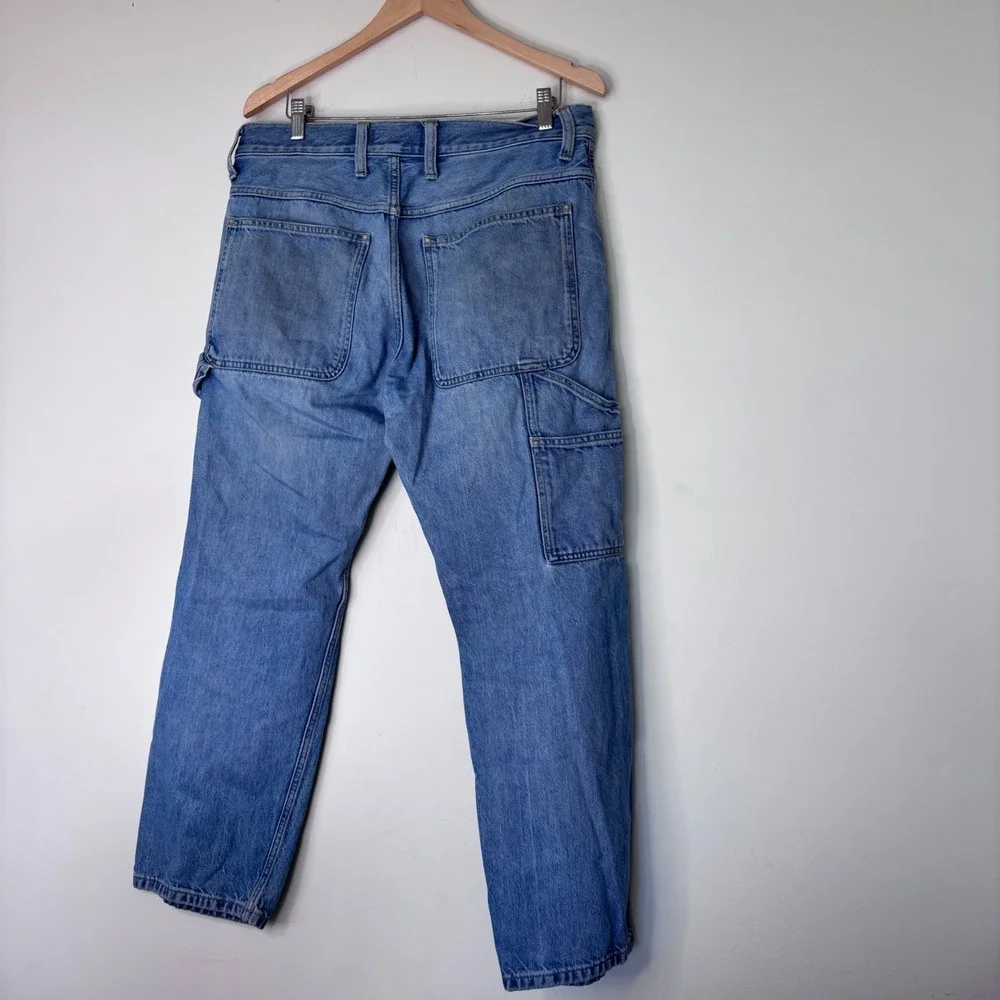 Madewell Relaxed Straight‎ Carpenter Pocket Utility Baggy Fit Jeans Size 33 30